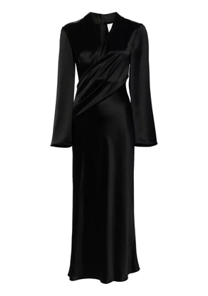 Acler Picadilly satin dress - Black