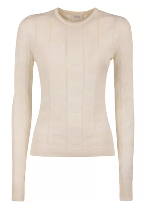 Bally patterned intarsia-knit jumper - Neutrals
