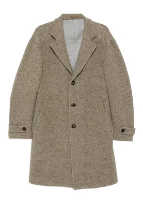 Eleventy single-breasted coat - Neutrals