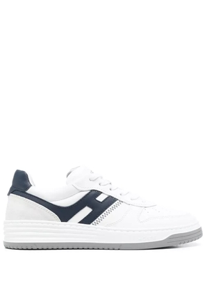 Hogan H630 logo-patch low-top sneakers - White