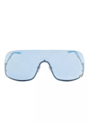 Gucci Eyewear oversized retro-frame sunglasses - Blue