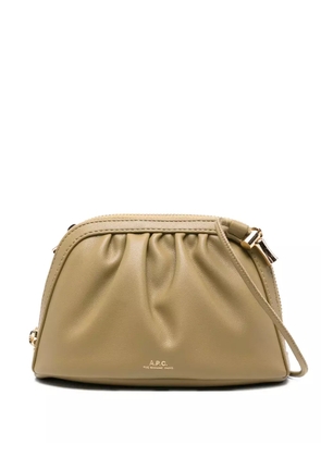 A.P.C. small Ninon pleated shoulder bag - Green