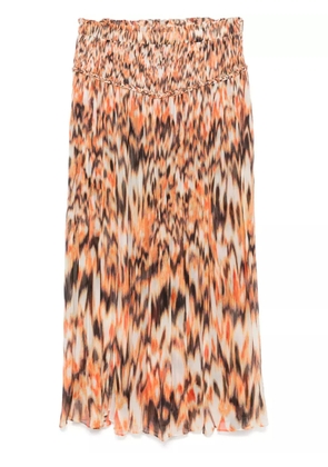 ISABEL MARANT Rolande maxi skirt - Orange