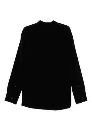 Emporio Armani long-sleeve button-up shirt - Black