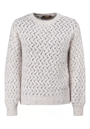 Moorer Cerami-Zlx sequin-embellished sweater - Neutrals