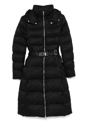 Elisabetta Franchi monogram coat - Black