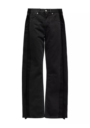 MM6 Maison Margiela split-leg cotton pants - Black