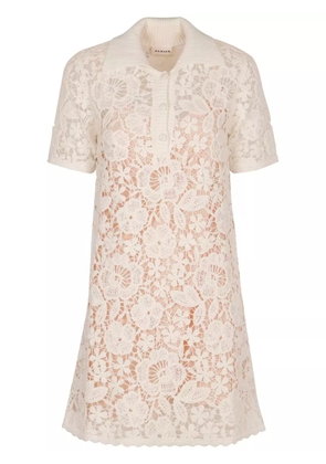 P.A.R.O.S.H. cotton mini dress - Neutrals