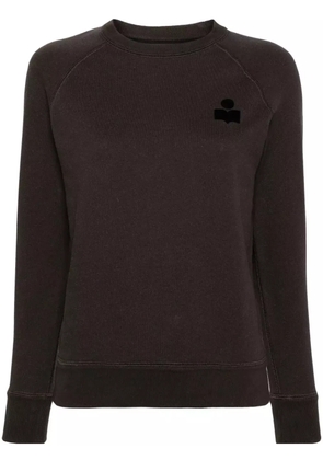 MARANT ÉTOILE Milla logo-flocked sweatshirt - Black