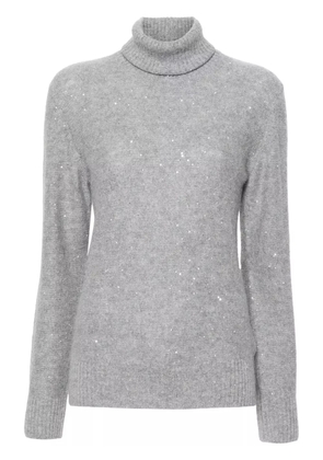 Fabiana Filippi sequin embellished jumper - Grey