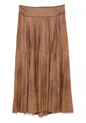 ISABEL MARANT Genevi maxi skirt - Brown