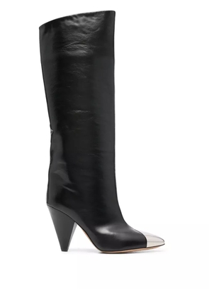 ISABEL MARANT Lilezio 95mm leather knee-high boots - Black