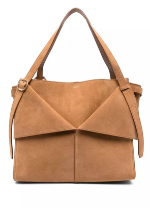 Coperni medium suede shoulder bag - Brown