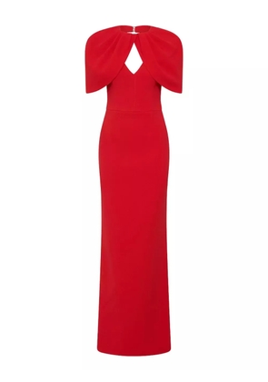 Rebecca Vallance Cameron cape gown - Red