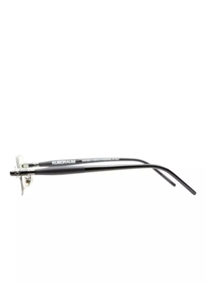 Kuboraum oval-frame sunglasses - Silver