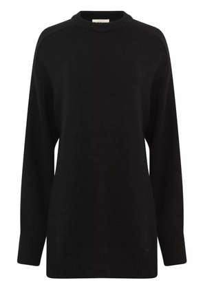 LouLou de Saison crew-neck wool-blend jumper - Black