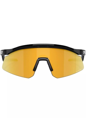 Oakley mirrored aviator-frame sunglasses - Black