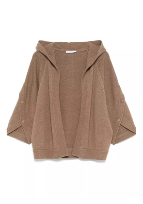 Max Mara hooded cardigan - Brown
