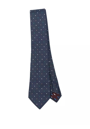 Paul Smith polka-dot silk tie - Blue