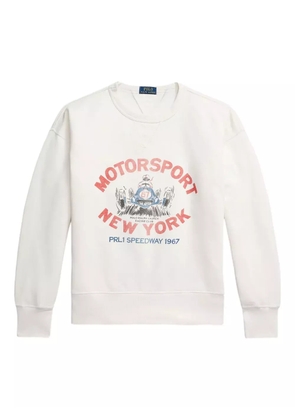 Polo Ralph Lauren motorsport-graphic sweatshirt - White
