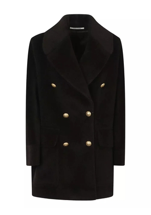 Tagliatore Lillian double-breasted wool coat - Brown