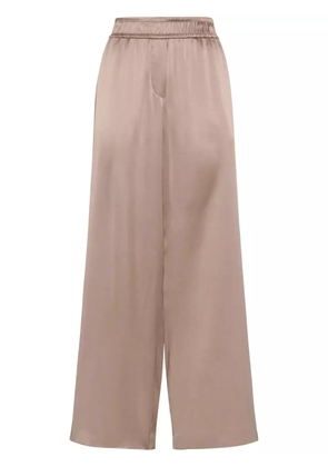 Brunello Cucinelli silk-satin trousers - Neutrals