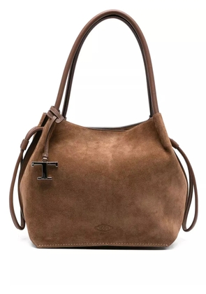 Tod's suede tote bag - Brown