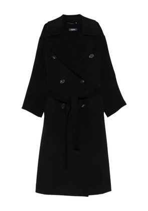 'S Max Mara belted double-breasted coat - Black