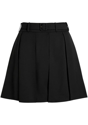 Patou pleated mini skirt - Black