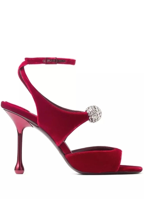 Jimmy Choo 95 Orb sandals - Red