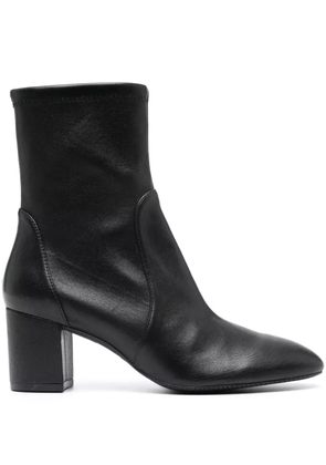 Stuart Weitzman almond-toe 65mm leather boots - Black