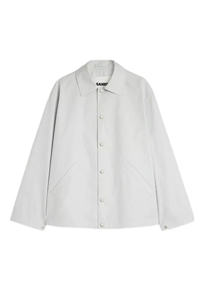 Jil Sander logo-print jacket - Grey