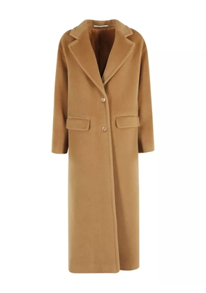 Tagliatore Carine long-sleeve coat - Brown