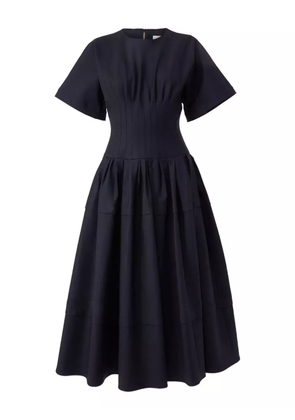 Carolina Herrera pleated-waist midi dress - Black