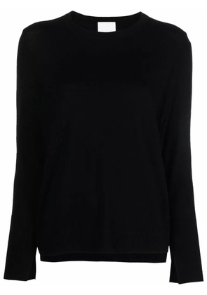Allude fine-knit virgin-wool jumper - Black