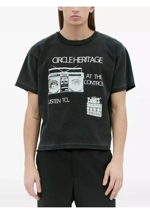 CIRCLE HERITAGE Boombox T-shirt - Black