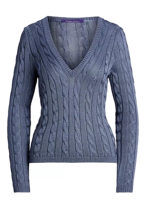 Ralph Lauren Collection cable-knit jumper - Blue