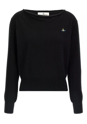 Vivienne Westwood Pamela Orb-embroidered sweater - Black