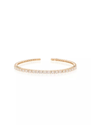 Suzanne Kalan 18kt yellow gold mixed cut diamond bracelet