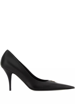 Balenciaga 90mm Avenue BB Editor leather pumps - Black