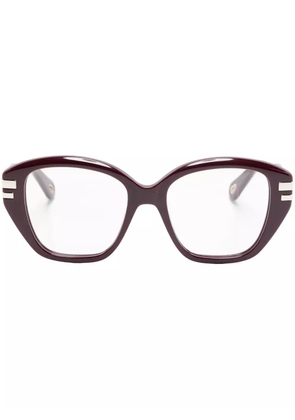 Chloé Eyewear square-frame glasses - Red
