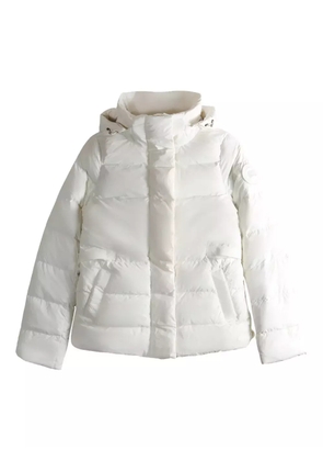 Canada Goose hooded puffer jacket - White