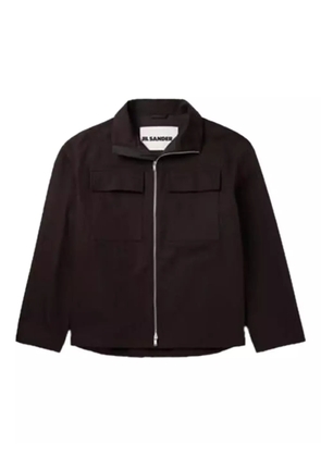 Jil Sander flap-pocket jacket - Brown