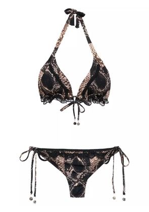 Amir Slama bikini with lace detail - Black