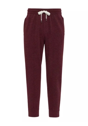 Brunello Cucinelli drawstring track pants - Red