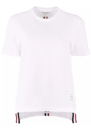 Thom Browne RWB striped T-shirt - White
