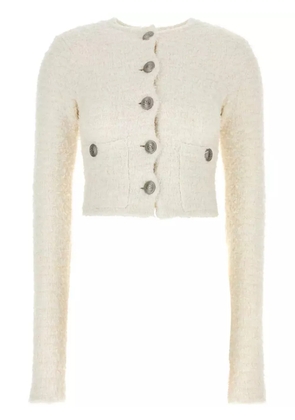 Balenciaga cropped jacket - White