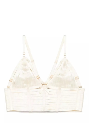 Bordelle multi-strap bra - Neutrals