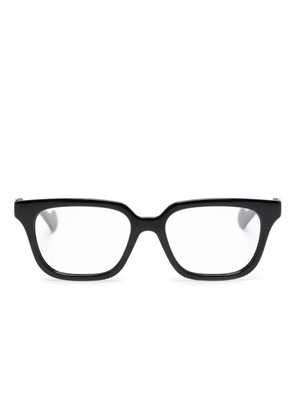 Gucci Eyewear Double G square-frame glasses - Black