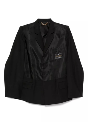 Victoria Beckham logo-tag blazer - Black